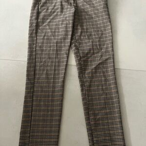Zara Men's Tan Checkered Dress Pants